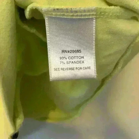 Pendleton swimsuit cover up sz M summer vaca beach resort yellow light green - Picture 8 of 8